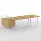 Preview: Schreibtisch 244 x 150 mit Container Rechts