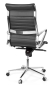 Preview: chefsessel-chrome-schwarz