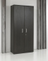 Preview: Schrank Frankfurt 2 hohe Flügeltüren 200x90x42 cm