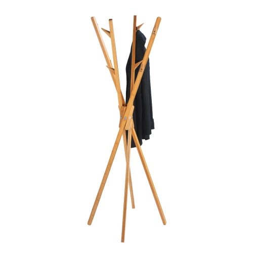 garderobenstaender-holz-bambus