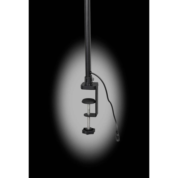 Hansa Nova Schreibtischlampe schwarz 20 W mit Tischklemme