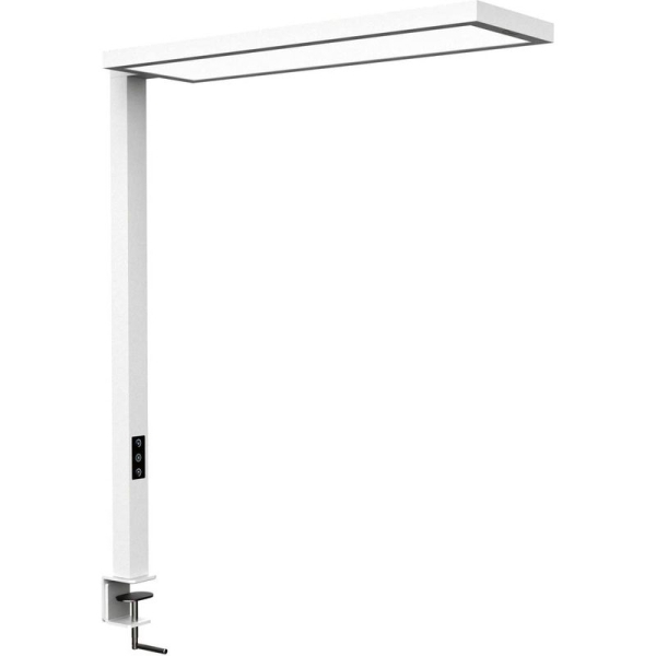 MAULsenja LED-Schreibtischlampe weiß mit Tischklemme