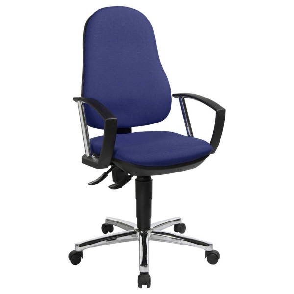 Topstar-Support-P-Deluxe-Bürostuhl-Blau