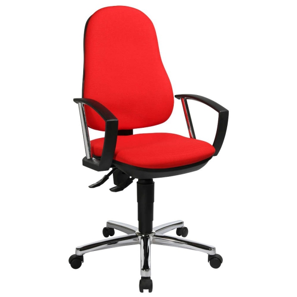 Topstar-Support-P-Deluxe-Bürostuhl-rot