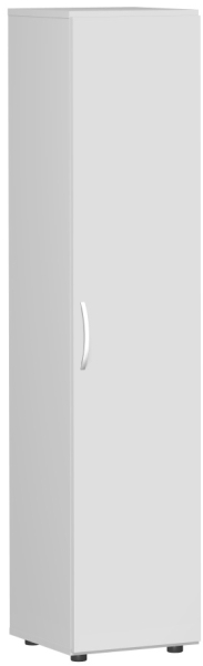 aktenschrank-schmal-grau