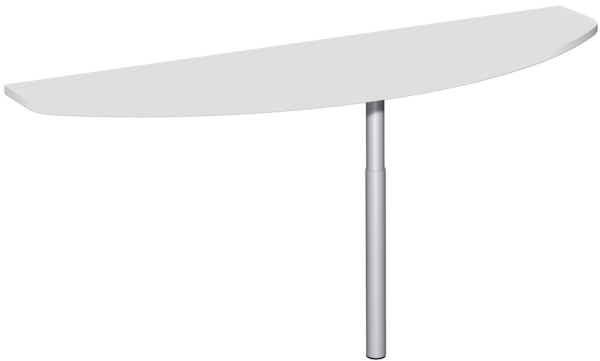 Anbautisch halbrund