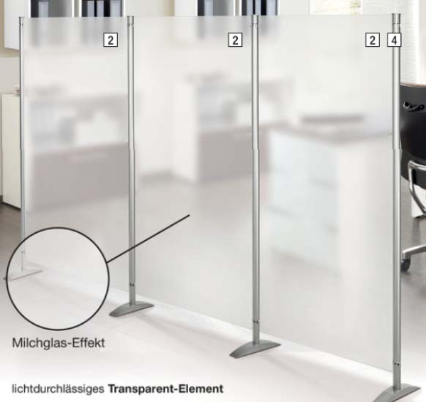 stellwand-plexiglas