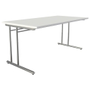 Schreibtisch 160x80 Weiss/Chrom