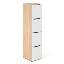 4er Schliessfachschrank 181cm / Einwurfschlitz