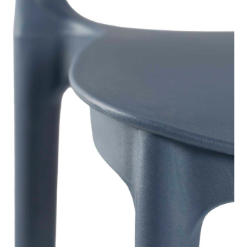 Designstuhl-blau