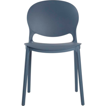 Designstuhl-blau