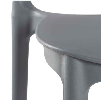 Designstuhl-grau