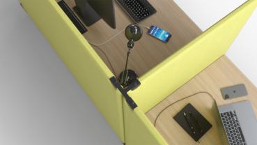 Akustik-Schreibtisch