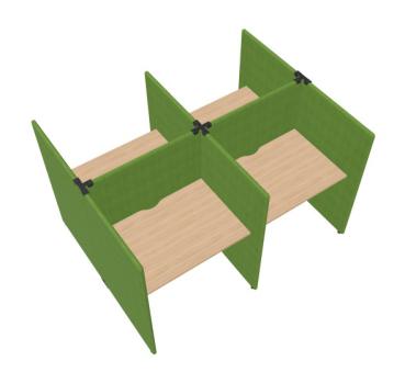 Akustik-Schreibtisch