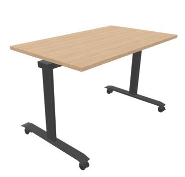 Klapptisch auf Rollen