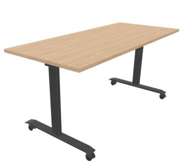 Klapptisch auf Rollen