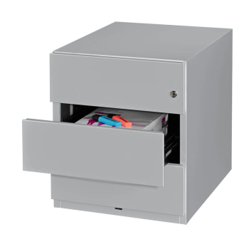 Rollcontainer silber 3 Auszüge