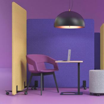 Akustik-Trennwand-auf Rollen