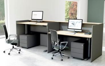 Steh Sitz Empfangstheke