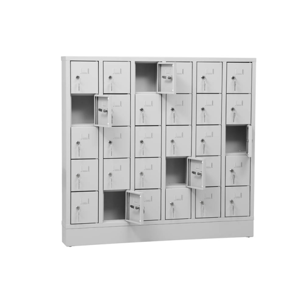 Schließfachschrank lichtgrau