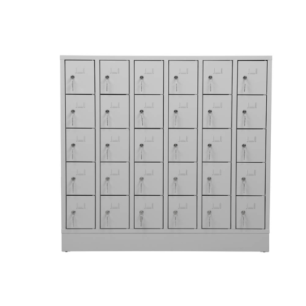 Schließfachschrank lichtgrau