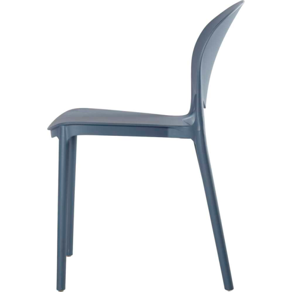 Designstuhl-blau