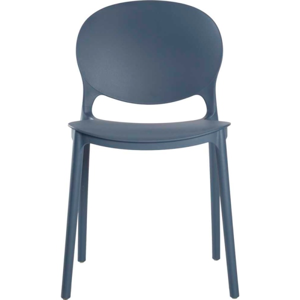 Designstuhl-blau