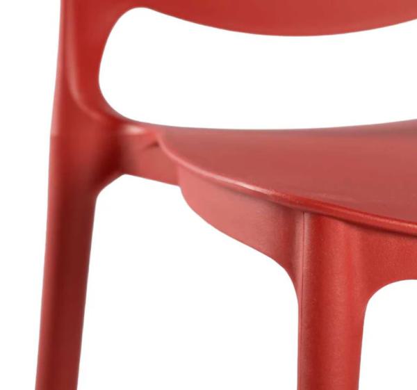 Designstuhl-rot