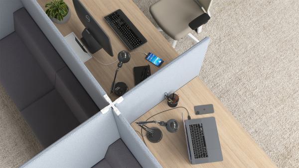 Akustik-Schreibtisch
