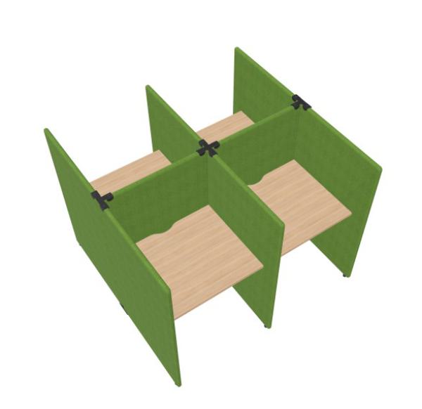 Akustik-Schreibtisch