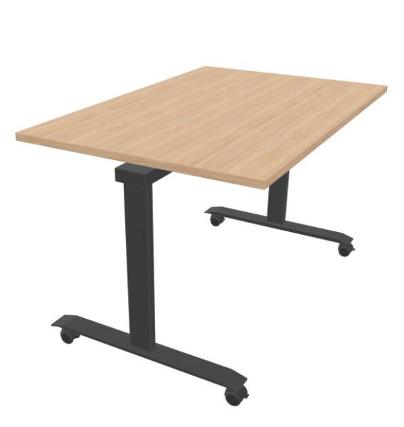 Klapptisch auf Rollen