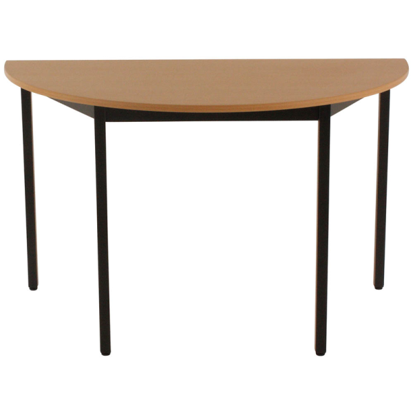 Mehrzwecktisch halbrund