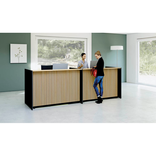 Steh Sitz Empfangstheke