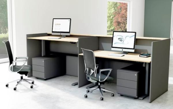 Steh Sitz Empfangstheke