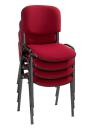 4er Set Besucherstühle RED