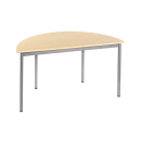 Mehrzwecktisch halbrund