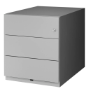 Rollcontainer silber 3 Auszüge